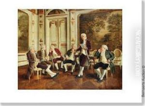 Conference Inlouis Xvi Interior by Fernand Scribe