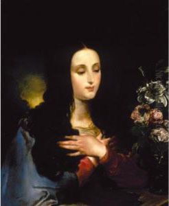 Ritratto Di Donna Con Fiori by Luigi Scrosati