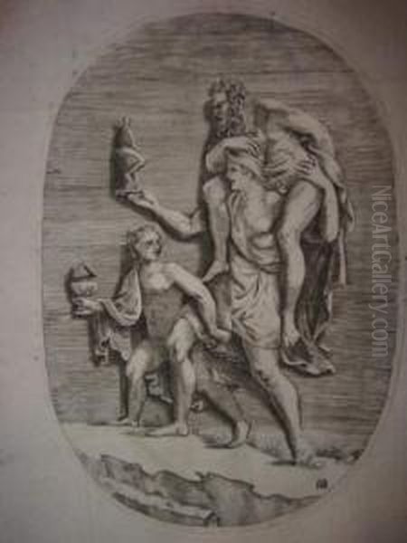 Aeneas Carrying Anchises - view 1