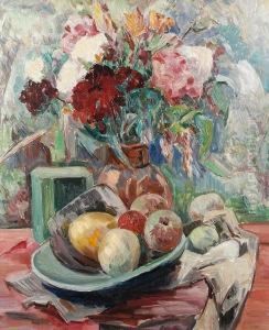 Flowers And Fruit by Elliott Seabrooke