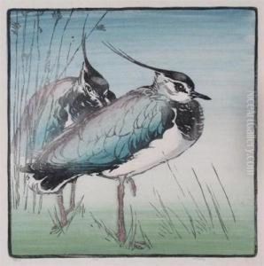Lapwings by Allen William Seaby