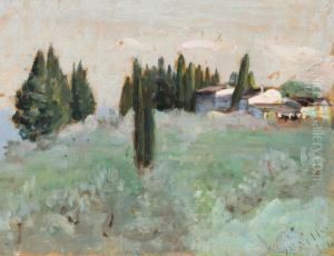Paysage De Provence by Charles Paul Octavie Seailles