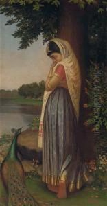 Untitled (woman With A Peacock)