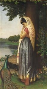 Lady With A Peacock