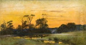 Marais Au Soleil Couchant Marais Au Soleil Couchant