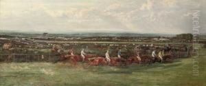 Tattenham Corner, The Derby by Allen Culpepper Sealey