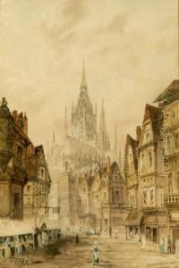 Erfurt Cathedral by Helen R. Searle