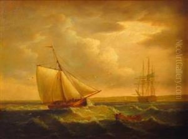 Boats Off The Coast - view 1