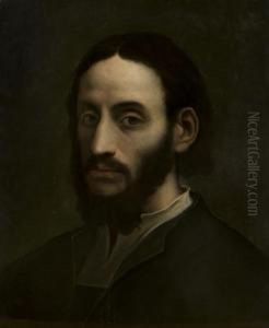 Ritratto Di Gentiluomo A Mezzo Busto, In Abito Scuro by Sebastiano Del Piombo