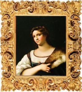 Gia Ritenuto Di Raffaello Oggi Agli Uffizi ; Ritratto Di Donna by Sebastiano Del Piombo
