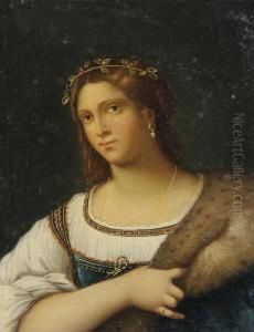 Portrait Of A Lady, Said To Be 'la Fornarina' by Sebastiano Del Piombo