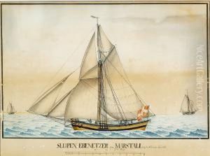 The Sloop Ebenetzer From Marstal Commanded By J by Ole Johnson Seboy