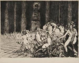 Orgy Scene by Josef Seche