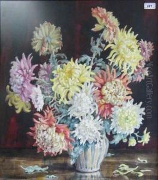 Chrysanthemums. - view 1