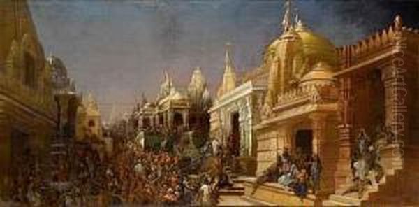 Orientalische Stadt Mit Einem Umzug - view 1
