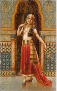 Jeune Danseuse Orientale by Josef Sedlacek