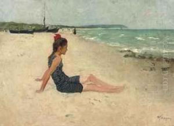 A Girl On The Beach - view 1