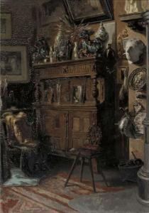 An Artist's Studio by Emiel Seeldrayers