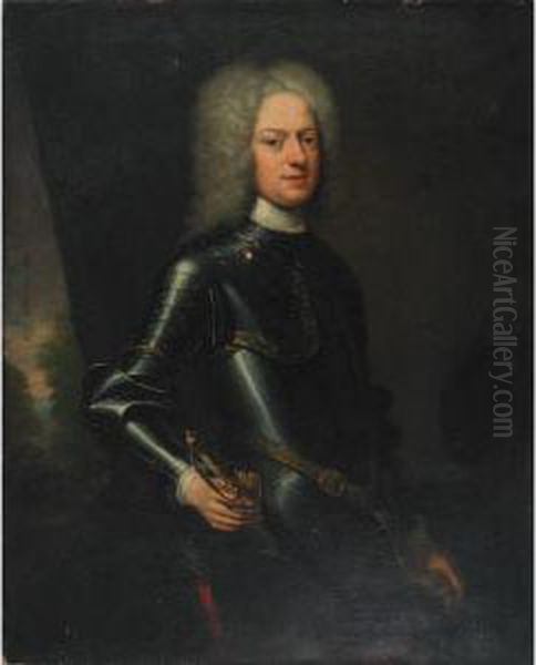 Portrait Of A Nobleman Dressed In Armour - view 1