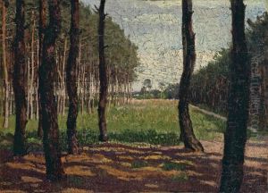 Landschaft, Grunewald Berlin by Arthur Segal