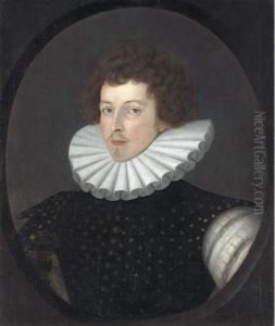Portrait Of Sir Henry Kingsmill by Sir William Segar