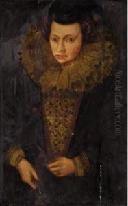 Portrait Of A Lady by Sir William Segar