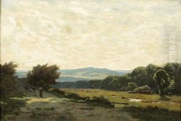 Bergere Dans Un Paysage. - view 1