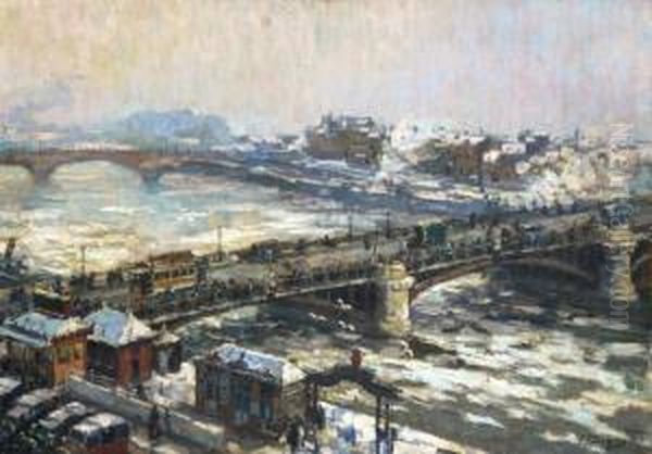 Pont Boieldieu, Rouen - view 1