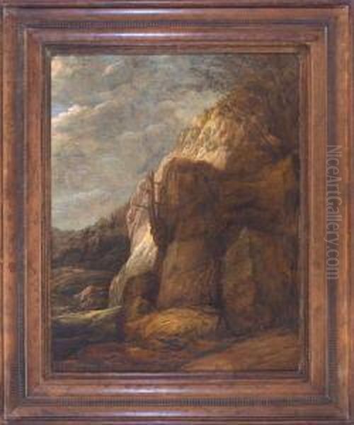 Sparlich Bewachsene Felslandschaft - view 1