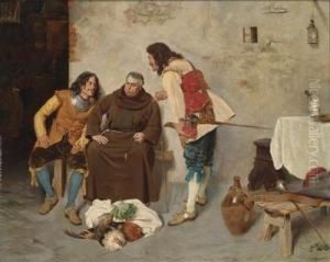 Padre In Conversation With Landsknechts