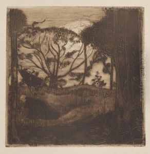 Le Soir Ou La Glaneuse by Armand Seguin
