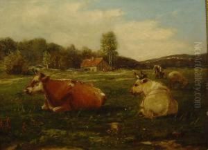 Weide Mit Kuhen by Carl Seibels