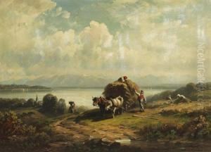 Heuernte Am Chiemsee