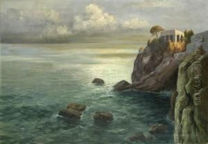 Felsenkuste Von Capri by August Seidel