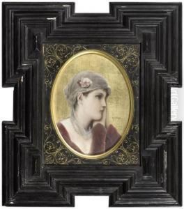 Girl With A Rose by Alfred Seifert