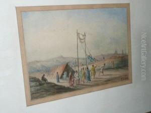 La Balancoire Dans La Campement Arabe.
