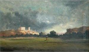 Suite De Deux Huiles Sur Toile by Paul Seignon