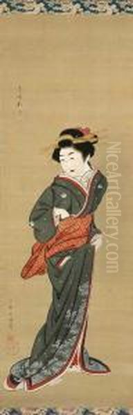 Standing Geisha - view 1