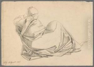 Portrait D'artiste by Alexander Maximilian Seitz