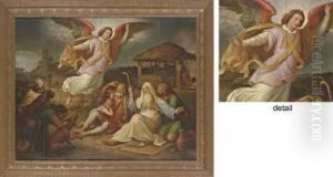 The Angel Appearing To Joachim by Alexander Maximilian Seitz