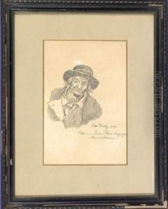 Portrait Eines Landstreichers by Otto Seitz