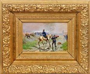 Szene Aus Demdeutsch-franzosischen Krieg Mit Angreifendenpreusen by Christian I Sell