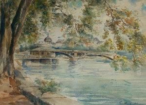 "on The Seine, Paris" by Charles A. Sellar
