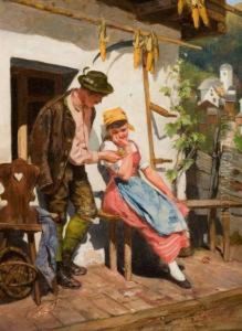 Tyrolean Couple by J. Sellenati