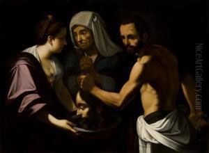 Salome Riceve La Testa Del Battista by Carlo Sellitto