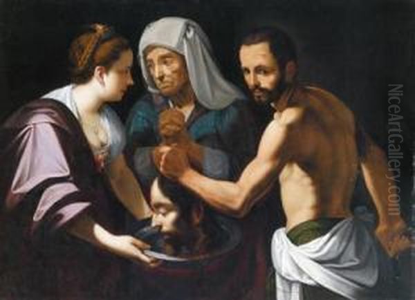 Salome Empfangt Das Haupt Des Taufers; Salome Riceve La Testa Delbattista - view 1