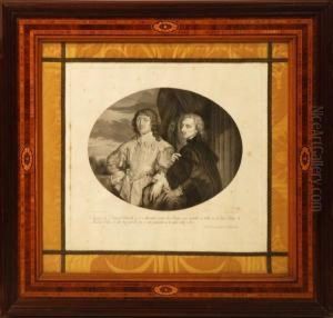 Retrato De Antonio Wandik Y El Mariscal Conde De Turena by Fernando Selma