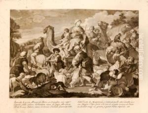 La Salida De Jacob De Mesopotamia by Fernando Selma