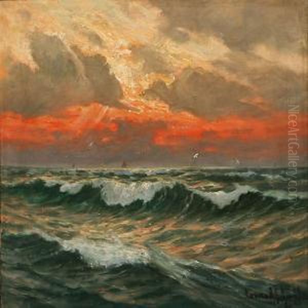 Coastal Scene At Sunset - view 1