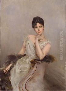 Ritratto Di Signora by Lino Selvatico